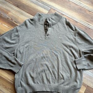 Men's Classic Tan Crewneck Sweater